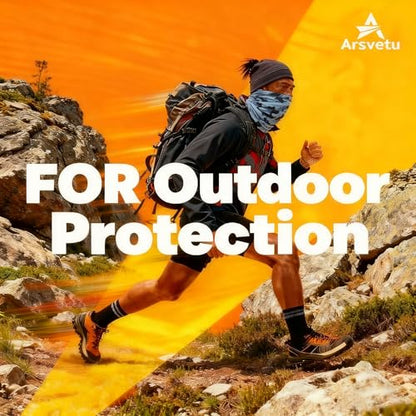 Neck Gaiter 6 Pack UV Protection Cooling Hiking Face Cover MenWomen - color: Multicoloured 06