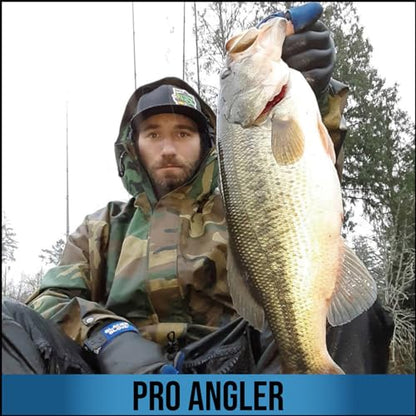 Glacier Glove Unisex Pro Angler Waterproof Neoprene Slit Finger Glove | Flexible, Fleece Lined, Touchscreen, Winter Fishing, Hunting, Outdoor Protective Handwear - size: X-Large