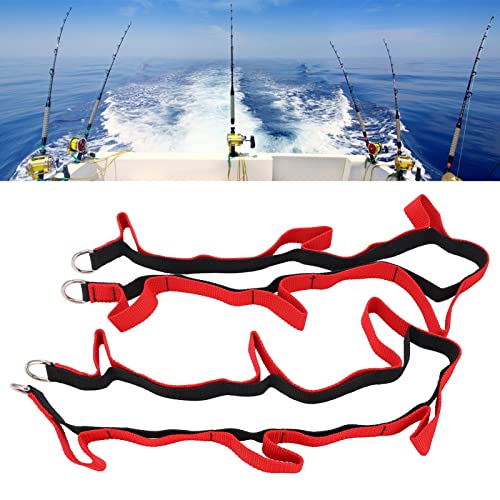 Fishing Rod Strap, Wall Ceiling Fishing Rod Rack Strap Webbing Fishing Pole Overhead Wall Mount Holder Organizer for Fishing Rod Storage