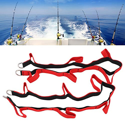 Fishing Rod Strap, Wall Ceiling Fishing Rod Rack Strap Webbing Fishing Pole Overhead Wall Mount Holder Organizer for Fishing Rod Storage