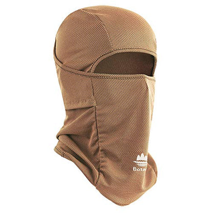 Balaclava Ski Mask, Sun UV Protection Breathable Full Head Face Mask for Men Women Skiing Cycling - color: Brown