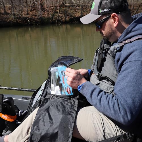 YakAttack 14” x 12” HD Bait Binder | Large Soft Bait Organizer & Fishing Lure Storage Case | Heavy-Duty Imported Tackle Bag for Plastics, Tools & Gear | Ideal for Kayak & Boat Anglers | Fishing Wallet