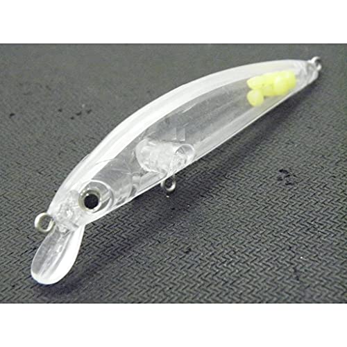 10 Blank Unpainted Minnow Crankbait Topwater Lipless Jerkbait Fishing Lures V3 - color: UPM641P10