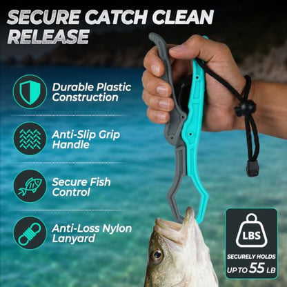 Jenseits Fishing Tool Kit, Fish Gripper, Fishing Pliers, Digital Fish Scale, Fillet Knife, Hook Remover & Fishing Accessories Set, Freshwater Saltwater Fishing Gear, Fishing Gifts for Men Angler - size: 7pcs (with scale)