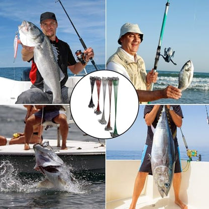 Stainless Steel Fishing Wire Leaders, Black Coated & Uncoated Options, Heavy Strength 31–100LB, 6–21in Multi Sizes with Rolling Swivels Snaps for Salt Fresh Water Shark Pike Barracuda - color: 100pcs-7in/8in/9in/10in/11in(31LB)