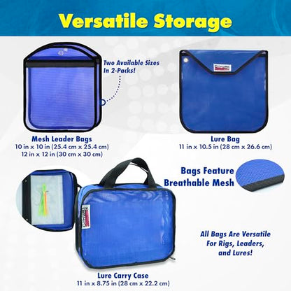 C&H Lures Fishing Lure Case, 14.5 in x 28 in / 36.8 cm x 71.1 cm, 8 Pocket