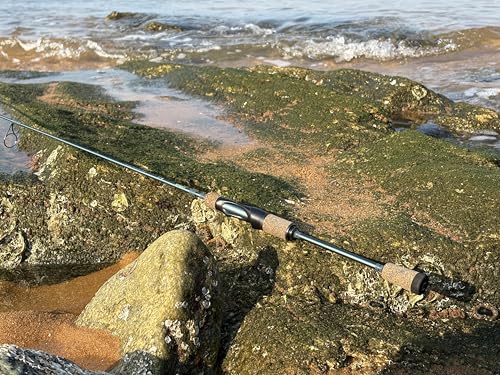Rezil Ultralight Freshwater & Light Saltwater Trout Fishing Spinning Rod - size: 6‘/UL/2-6lb/2pcs-50/50 split