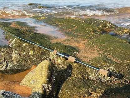 Rezil Ultralight Freshwater & Light Saltwater Trout Fishing Spinning Rod - size: 5‘6’‘/UL/2-6lb/2pcs-50/50 split