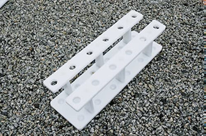 12 Pole Marine Board Fishing Rod Organizer Holder Rack for Garage Outdoor Heavy Duty Boat Dock Storage - size: 12 Rod Holder
