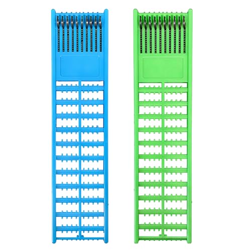 2PCS Fishing Hook Holder,Fishing Line Holder,Fishing Rod Hook Keeper,Plastic Double Side Spring Hooks,Storage Catch Holder for Storing Fish Line Winding Board