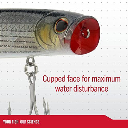 Berkley Cane Walker Saltwater Fishing Hard Bait - color: Black Chrome, size: 4 3/10in - 110 (5/7 oz)