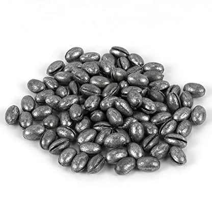 Dr.Fish 100 Pack Oval Split Shot Sinkers, Lead Fishing Weight Clip On Fishing Line Tackle Fly Fishing Freshwater Crappie Trout - size: 1/20oz