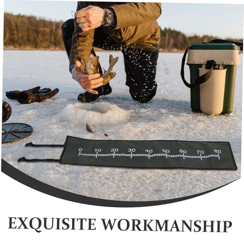 Toyvian Fishing Measuring Mat Fish Measure Board Portable Fishing Unhooking Pad Lightweight Ruler for Fish Measurement Easy to Use