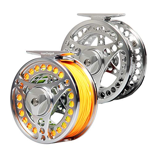 3/4 5/6 7/8 9/10WT Fly Fishing Reel with Line Combo 3 5 8 WT Fly Line Backing Leader CNC Machined Fly Reel - size: 5/6WT Fly Reel with Line Combo