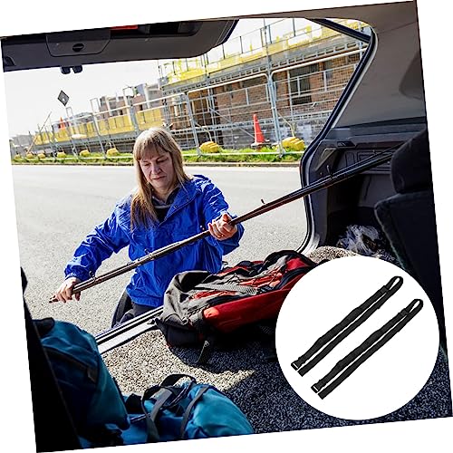 2pcs Vehicle Fishing Rod Holder Strap Multi-Functional Fishing Pole Band Rack for Car Storage Accommodates up to Rods Easy Install and Remove
