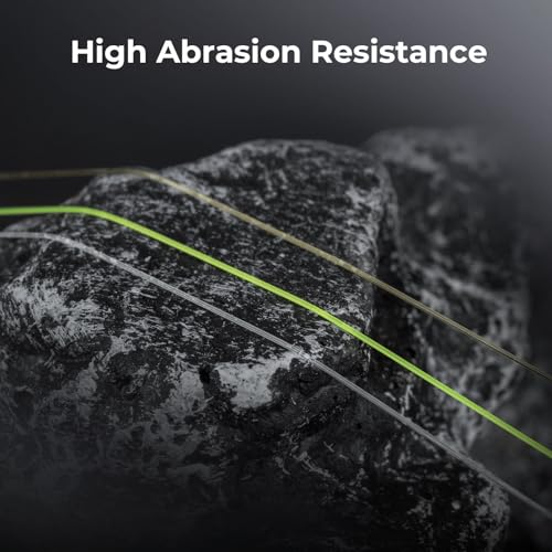 KastKing TriPolymer Crappie Advanced Monofilament Fishing Line, Higher Strength, Super Smooth, Low Light Refraction, Tri-Extrusion Advanced Mono Fishing line, Highly Abrasion Resistant - color: SUNRISE YELLOW, size: 2LB-0.0055in-300Yds