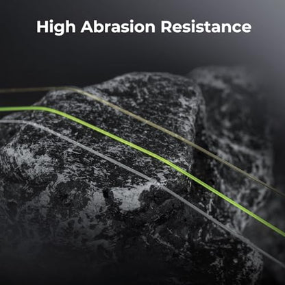 KastKing TriPolymer Crappie Advanced Monofilament Fishing Line, Higher Strength, Super Smooth, Low Light Refraction, Tri-Extrusion Advanced Mono Fishing line, Highly Abrasion Resistant - color: SUNRISE YELLOW, size: 8LB-0.0079in-300Yds