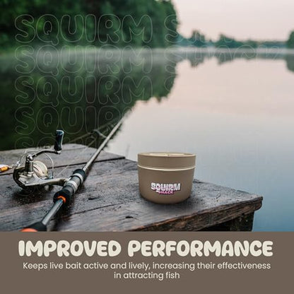 Insulated Live Bait Storage - Stainless Steel, Compact, Durable, Keeps Bait Fresh and Alive - size: Original