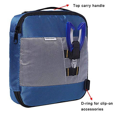 Kylebooker Fishing Lure Spinner Baits Wallet Case Soft Bait Binder Storage Bag