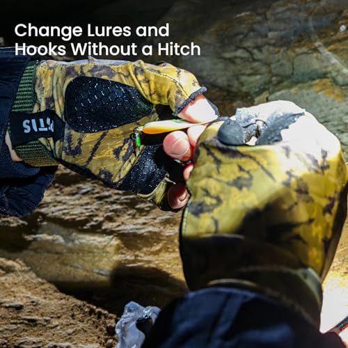 Pristis Half-Finger Fishing Gloves, UPF 50+ Breathable Quick Drying Fingerless Sun Gloves for Women Men, Fly Fishing Hunting Paddling Sailing Kayaking Hiking Canoeing Cycling - color: Canyon CAMO, size: S - M