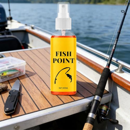 Fishing Attractants - 80ml Fish Point Scent Liquid - Concentrated Trout Attractant Spray,for Lake River Stream Shore Boat Outdoor Trip Bass Trout Angler Dad Husband Boyfriend Men