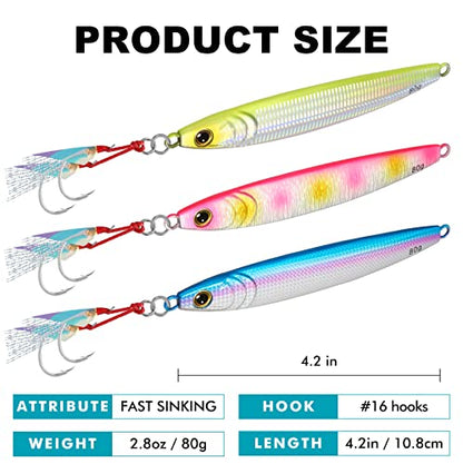 TRUSCEND Vibespinner Easy Catch Fishing Lures with BKK Hooks, Tail Spinner Baits with 4 Actions, Vibrating Swimming Flashing & Jigging for More Bites, Spoon Lures for Bass Trout Crappie Walleye Pike - color: E2-2.8oz-4.2"