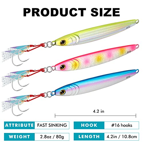 TRUSCEND Vibespinner Easy Catch Fishing Lures with BKK Hooks, Tail Spinner Baits with 4 Actions, Vibrating Swimming Flashing & Jigging for More Bites, Spoon Lures for Bass Trout Crappie Walleye Pike - color: E2-2.8oz-4.2"