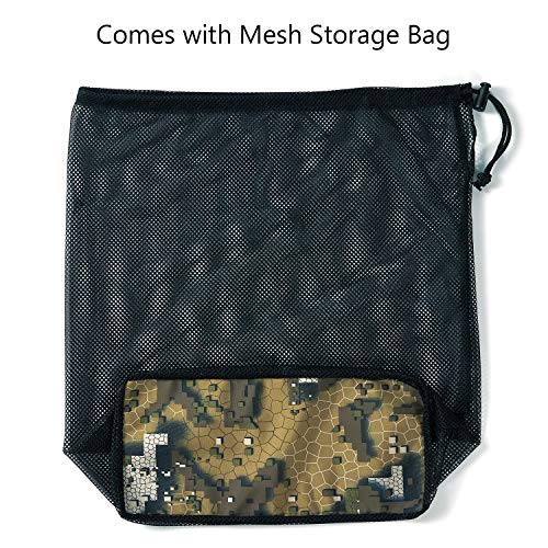BASSDASH Breathable Ultra Lightweight Chest Stocking Foot Fishing Hunting Waders for Men - color: Veil, size: X-Large