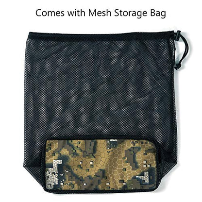 BASSDASH Breathable Ultra Lightweight Chest Stocking Foot Fishing Hunting Waders for Men - color: Veil, size: XX-Large