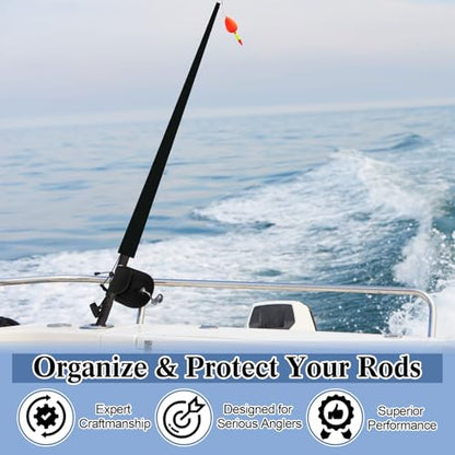 Fishing Spinning Reel Cover and Neoprene Fishing Rod Sleeve Reel Protective Case Pouch Bag Rod Sock for Casting Trolling Spinning Rods - size: Fit 4000-6000 Series