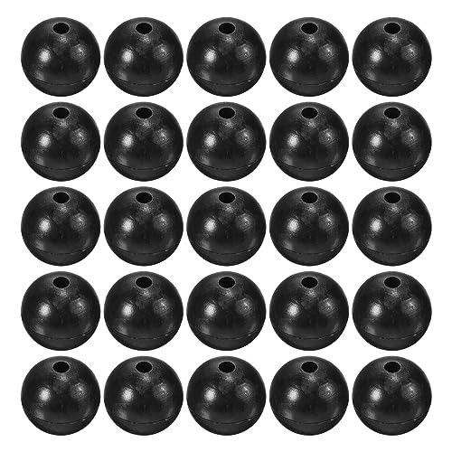 M METERXITY Glow Fishing Beads - Plastic Luminous Round Soft Bait Egg Lure Rig Apply to Outdoor Tackle Tool - size: 12mm