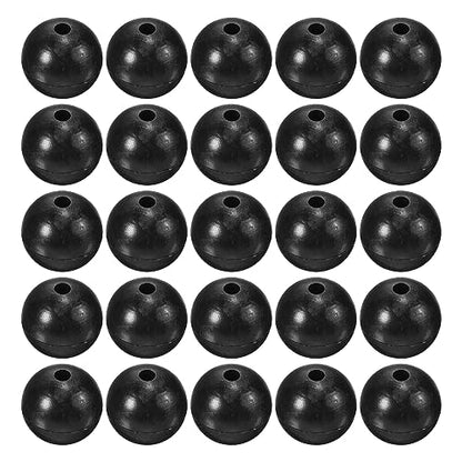 M METERXITY Glow Fishing Beads - Plastic Luminous Round Soft Bait Egg Lure Rig Apply to Outdoor Tackle Tool - size: 12mm