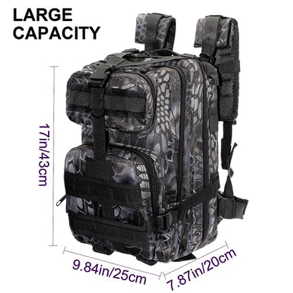 Lightweight Fishing Tackle Backpack Professional Water-Resistant All-in-One Rod Holder & Gear Storage - color: Black