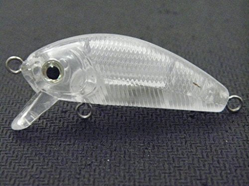 Blank Unpainted Minnow Crankbait Topwater Lipless Jerkbait Fishing Lures - color: UPC544