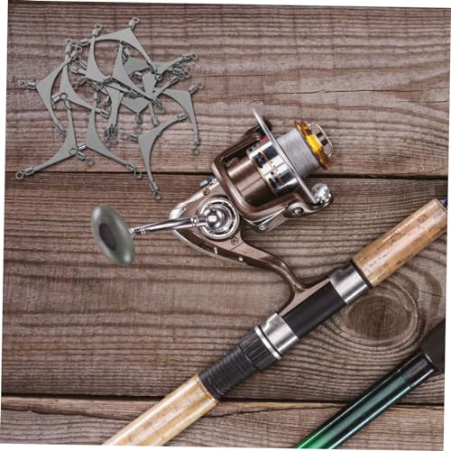 Sea Fishing Three-Prong Swivel Way Swivel Fishing Swivels Three Way Fishing Swivels Fishing - size: 3x2x0.2cm