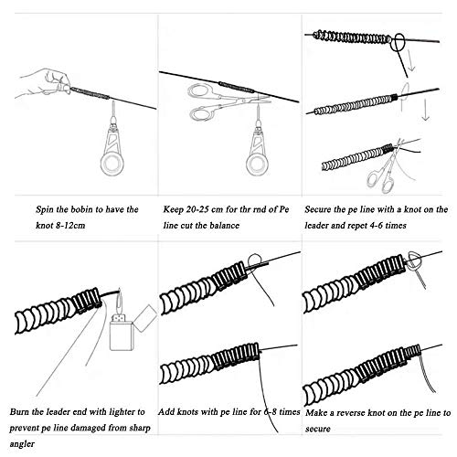 Fishing Bobbin Knotter FG GT RP Line Wire Knotting Tool Fishing Line Winder Assist Knotting Connector Accessories - color: gold