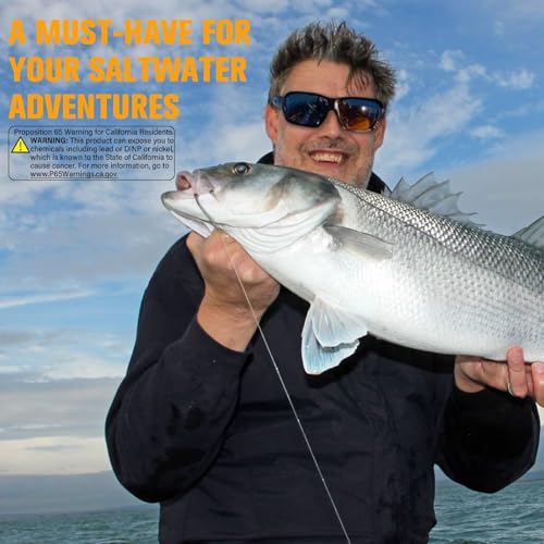 Dovesun Fishing Hooks Saltwater O'Shaughnessy Fishing Hooks 100/80/70/60/50pcs Stainless Steel Forged J Hooks Trolling Sea Bass Striper Cod Bluefish Striped Bass 1# 2# 4# 6# 1/0-8/0 - color: Size:4#*100PCS
