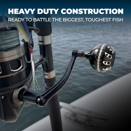 GOMEXUS Power Handle for Penn Pursuit III IV Spinning Reel Crank (Make Sure Your Reel's Size) - style: For Size 1000-4000
