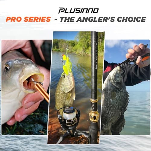PLUSINNO Fishing Gear- Fishing Rod and Reel Combos, Fishing Backpack, Fishing Net, Fishing Bag with Rod Holders and Tackle Box for Freshwater/Saltwater, Fishing Gifts for Men - style: Khaki Backpack Tools With Rod&net