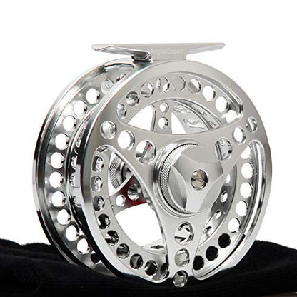 3/4 5/6 7/8 9/10WT Fly Fishing Reel with Line Combo 3 5 8 WT Fly Line Backing Leader CNC Machined Fly Reel - size: 7/8WT Fly Reel with Line Combo