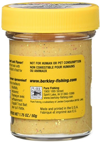 Berkley PowerBait Trout Fishing Dough Bait - color: Yellow