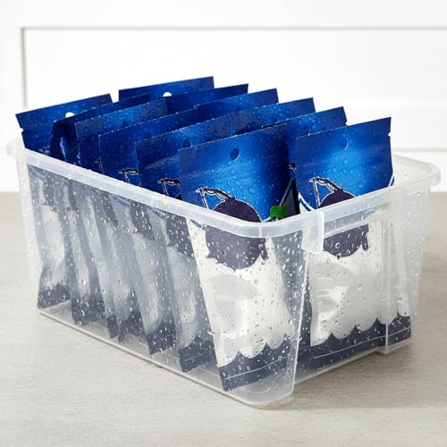 MiOYOOW Plastic Fishing Bait Bag, 50PCS Clear Lure Packaging Bags Reusable Soft Bait Storage Organizer with Self-Sealing Opening for Lures Baits Hooks Swivels Spoons