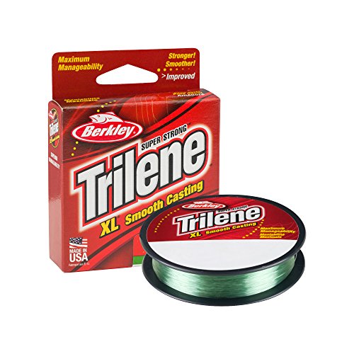 Berkley Trilene XL Monofilament Fishing Line - color: Low-Vis Green, size: 110yd, style: 8lb Test