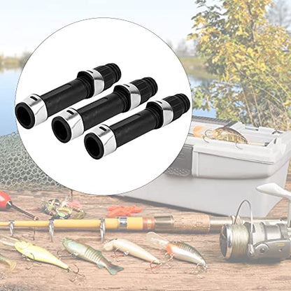 plplaaoo 3pcs Reel Seat, Fishing Reel Seat,Spinning Fishing Rod Reel Seat,Black ACS Corrosion Resistant Fishing Rod Reel Seat for Seawater and Freshwater,Fishing Tackle Accessory, Fishing Rod Reel - size: 18#