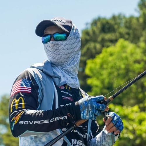 Fish Monkey FM40-TARP Performance Face Guard Tarpon, 1 Size