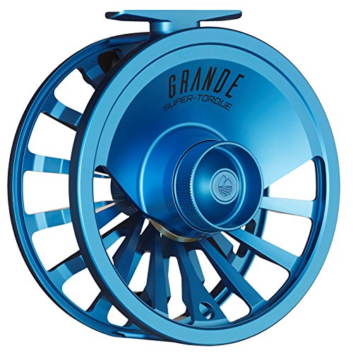 Redington Grande Fly Fishing Reel, Heavyweight Big Game Fly Reels, Freshwater and Saltwater, Super-Torque Drag System, Marine, 14+ - color: Marine, size: 14+