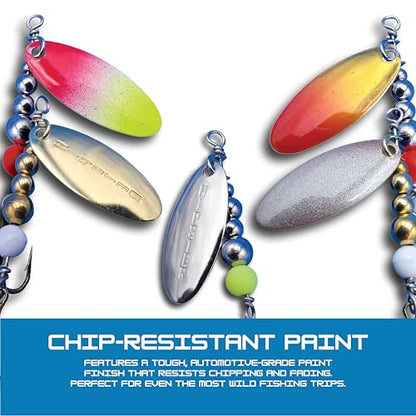 Hipster Pro Pack Rooster Tail Fishing Lures - Proven Inline Spinner Baits, Premium Trout Spinners for Trout and Salmon River Fishing, 100% USA Made by Hofmann's Lures - color: Classic Series
