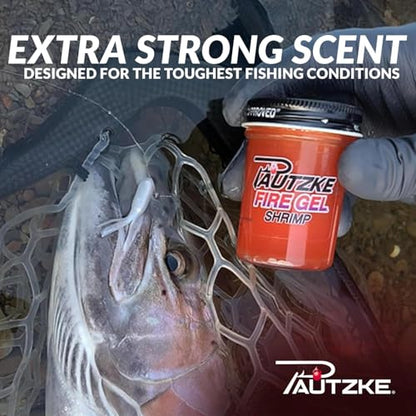 Pautzke Fire Gel Bait Scent Fishing Attractant, Long-Lasting Fish Scent Gel, Freshwater Saltwater Compatible, Strong Scent Trail, Easy Apply Lure Enhancer - color: Anchovy