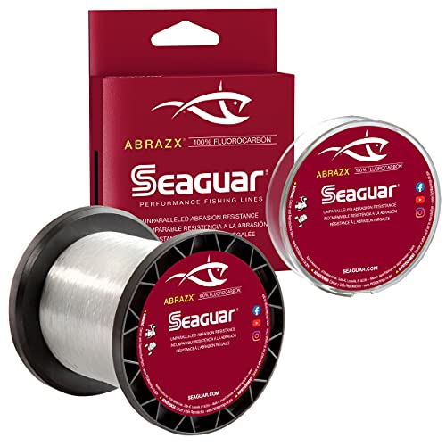 Seaguar AbrazX Freshwater Abrasion Resistant Fluorocarbon Fishing Line for Docks, Rocks, Weeds, & Logs - Multiple Sizes - style: 4lbs/200yds
