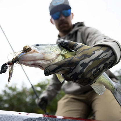 Insulated Helm Fishing Gloves - color: OG Bottomland, size: X-Large